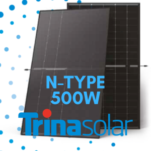 Panel fotowoltaiczny Trina Solar Vertex S+ NEG18RC.27 Transparent Bifacial Double Glass 500W czarna rama