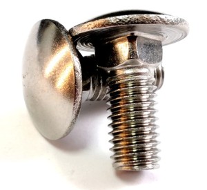 Śruba z łbem grzybkowym M10x25 DIN603 A2