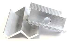 Klema boczna (końcowa) h30mm srebrna