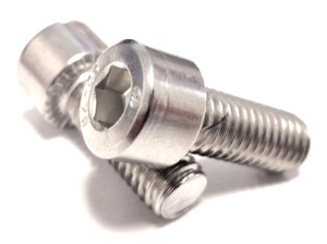 Śruba z łbem walcowym M8x20 DIN912 A2 ząbkowana