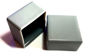 Zaślepka profila 40x40 szara - odporna na UV