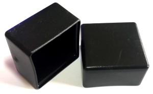 Zaślepka profila 40x40 czarna - odporna na UV