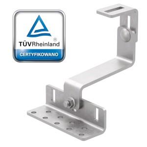 HDR (TÜV)- Hak do dachówki ceramicznej z pełną regulacją - do krokwi