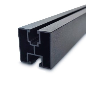 Profil montażowy 40x40 2400mm czarny